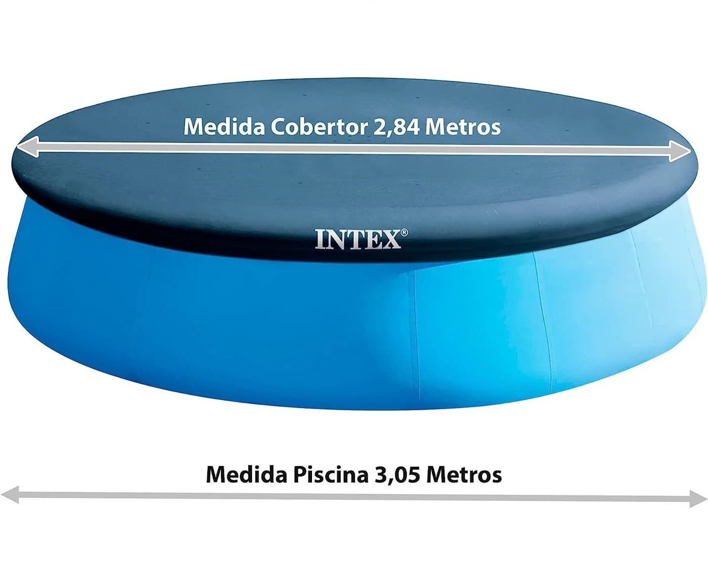 Intex Pool-Abdeckplane rund für Easy-Pool Ø 305cm