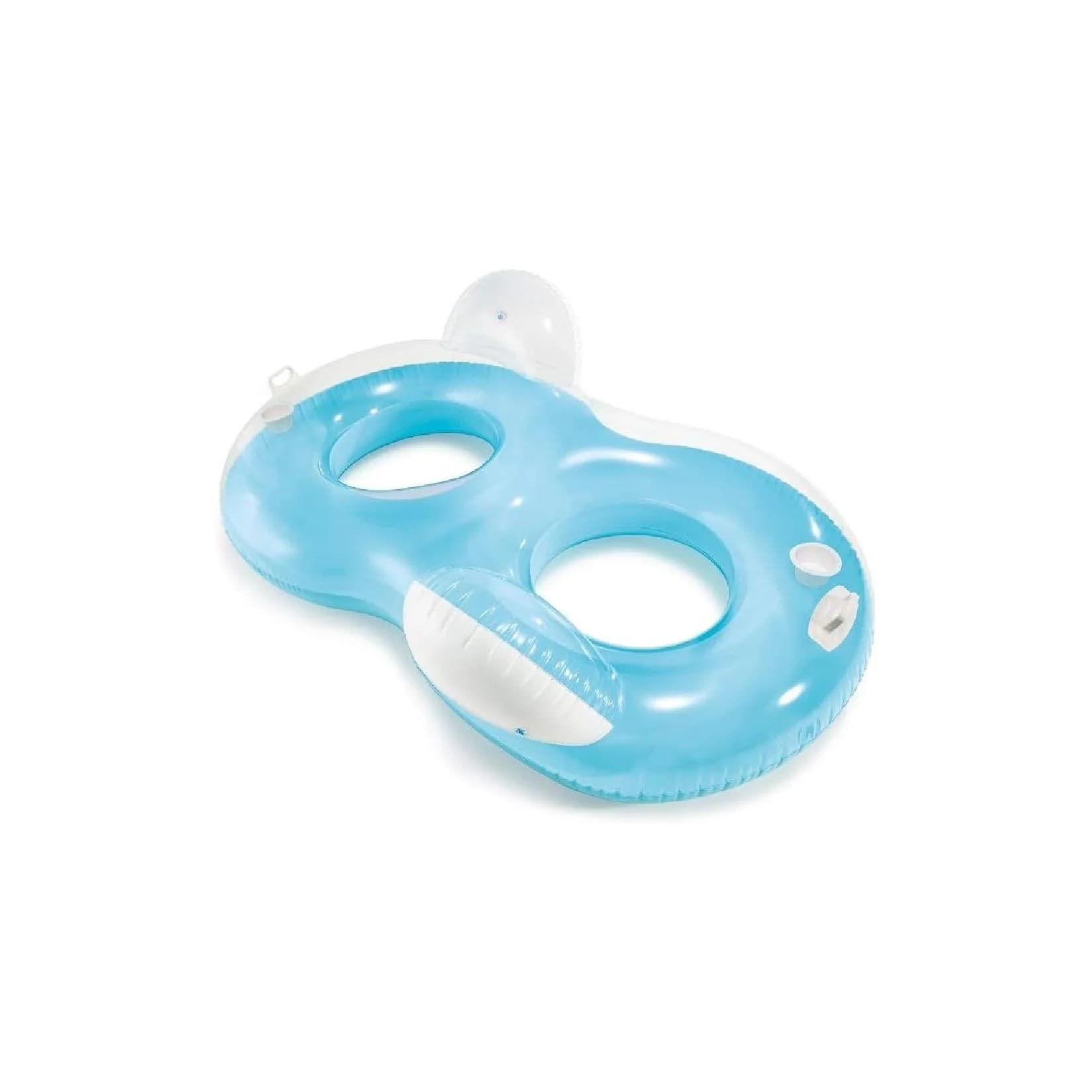INTEX Double Pillow-Back Lounge Schwimmring Zweisitzer Aufblasbar