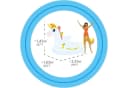INTEX Mega Unicorn Island XXL Schwimmtier Bunt Aufblasbar Bild 4