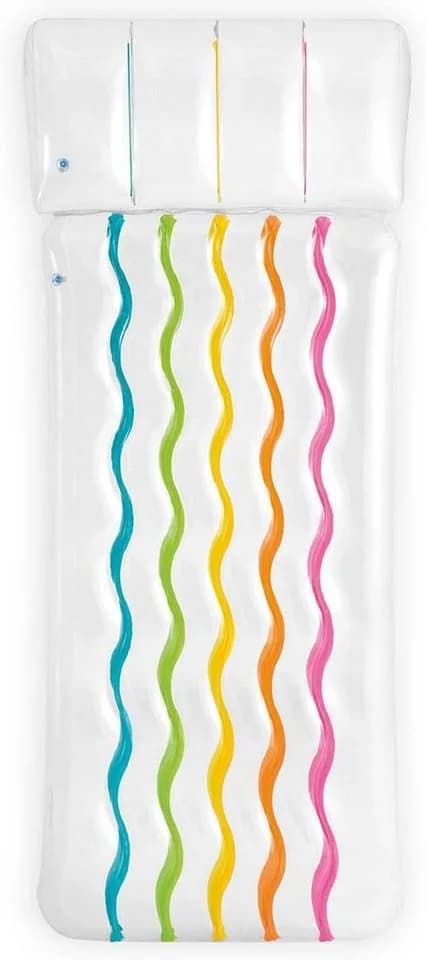 Intex Luftmatratze Rainbow Mat Bunt Transparent Deluxe - Bild 2