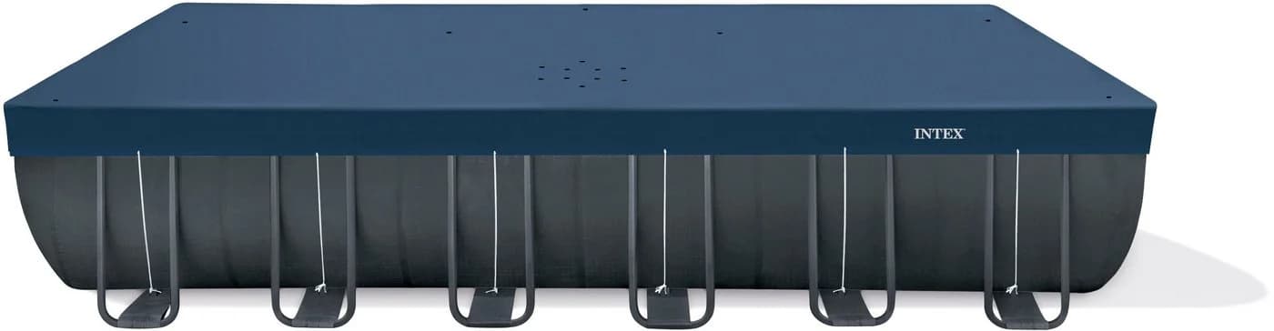 Intex Deluxe Pool-Abdeckplane Blau 366x732 cm