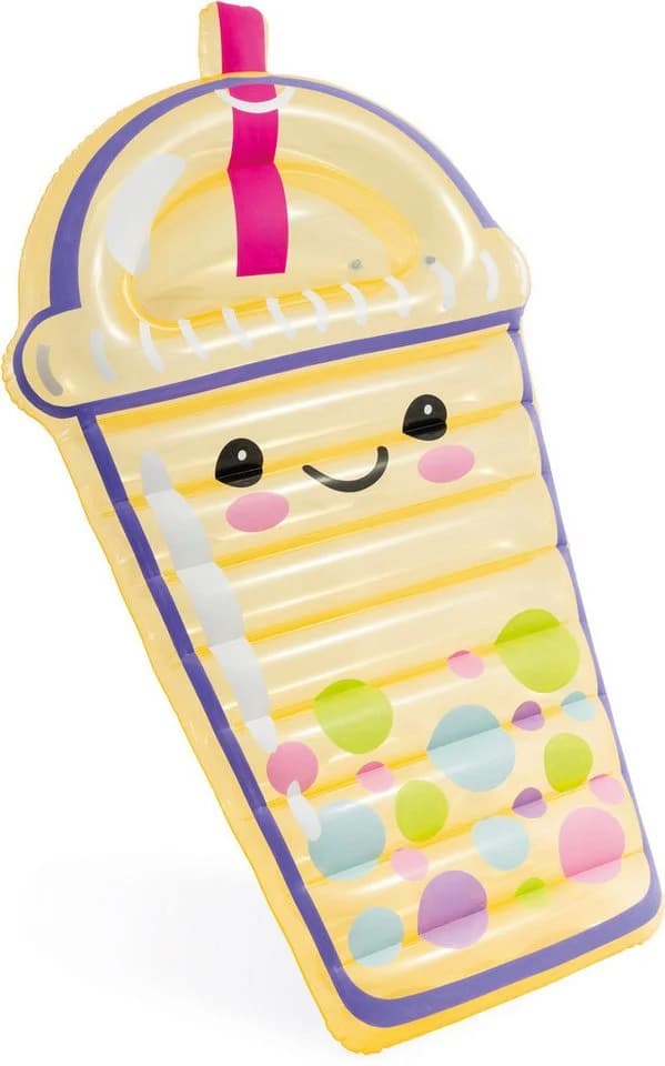 INTEX Boba Buddy Luftmatratze Pool Floater Bubble Tea Design