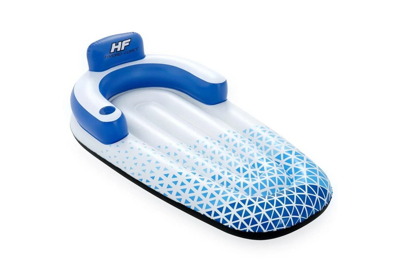 Bestway Poolliege Indigo Wave mit Getränkehalter und Rückenlehne