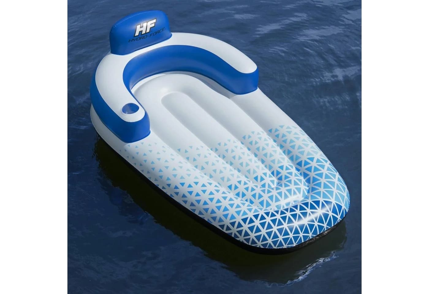 Bestway Poolliege Indigo Wave mit Getränkehalter und Rückenlehne - Bild 4