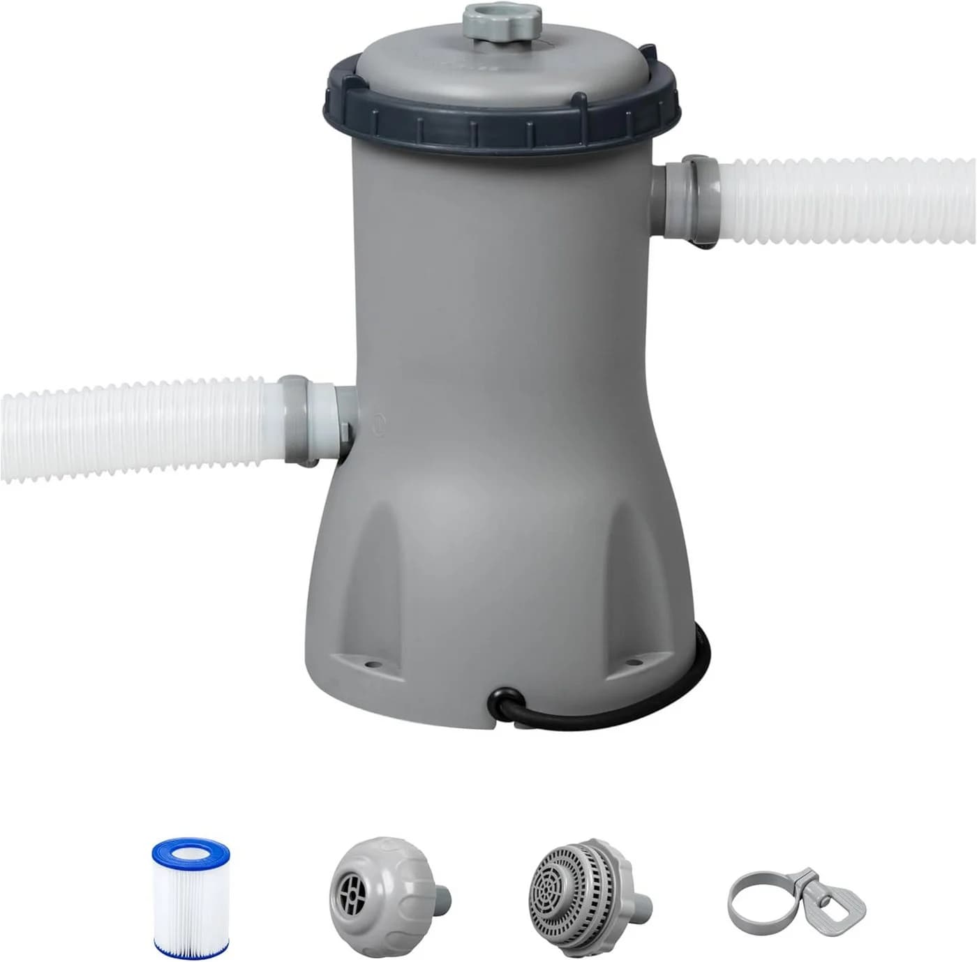 Bestway Poolfilterpumpe mit Kartuschenfiltern und Filterbällen
