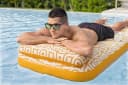 Bestway Badeinsel Comfort Plush Orange mit Getränkehalter Bild 3