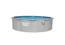 Bestway Hydrium Stahlwandpool Komplettset Ø 457 x 122 cm Grau Bild 1