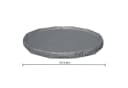 Bestway Winterfeste Premium-Abdeckplane Grau Rund Ø 370 cm Bild 3
