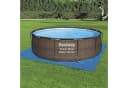 Bestway Pool Bodenplane Schutzmatte 488x488cm Blau Bild 4