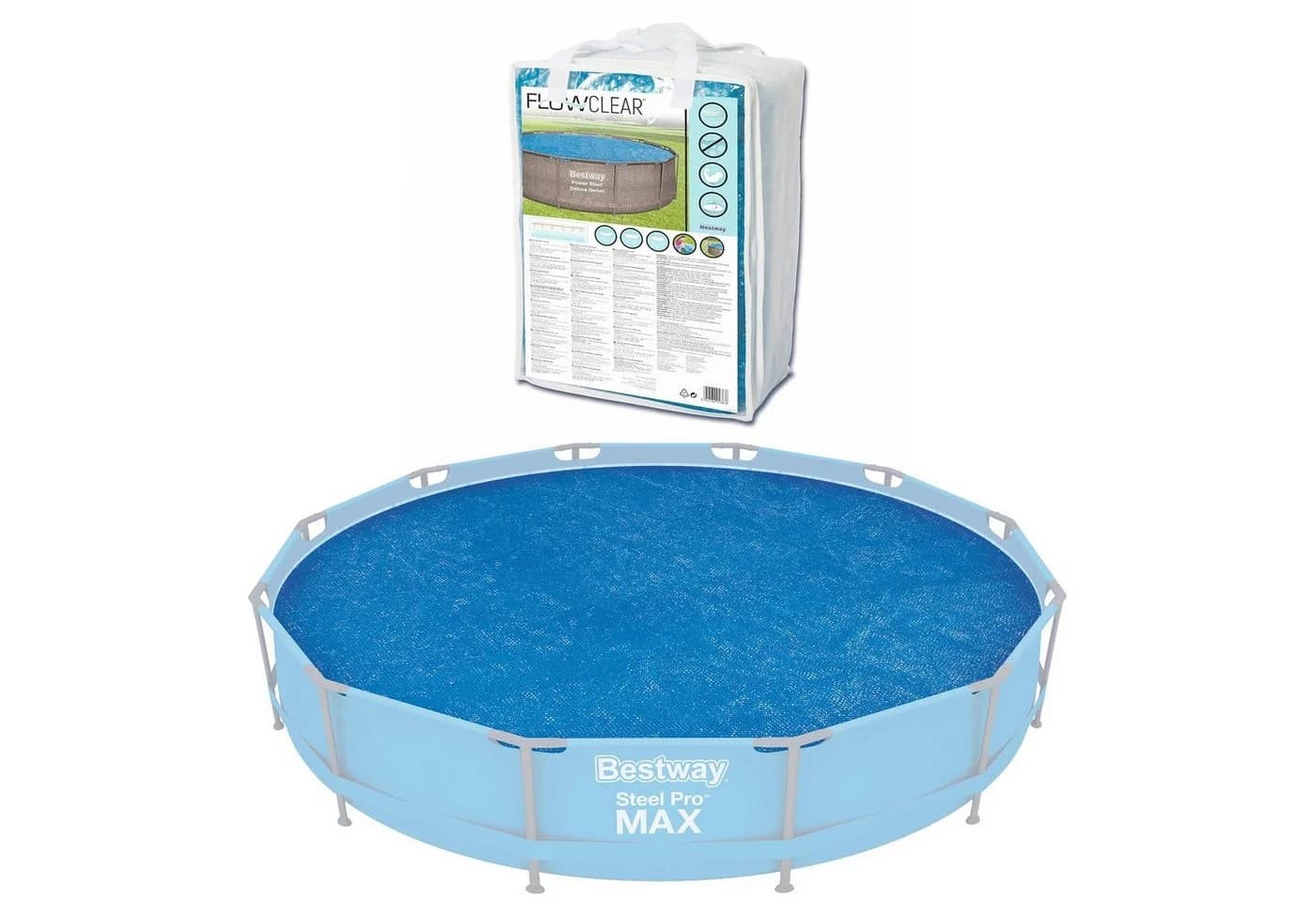 BESTWAY Flowclear Solarplane Blau Ø 300cm Poolheizung - Bild 2