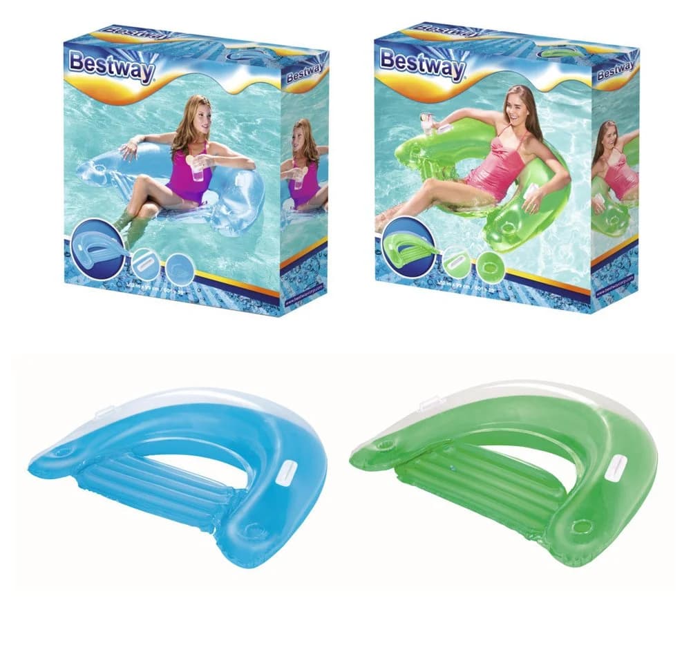 BESTWAY Poolsitz Sitn Ease Schwimmsessel Bunt PVC - Bild 2