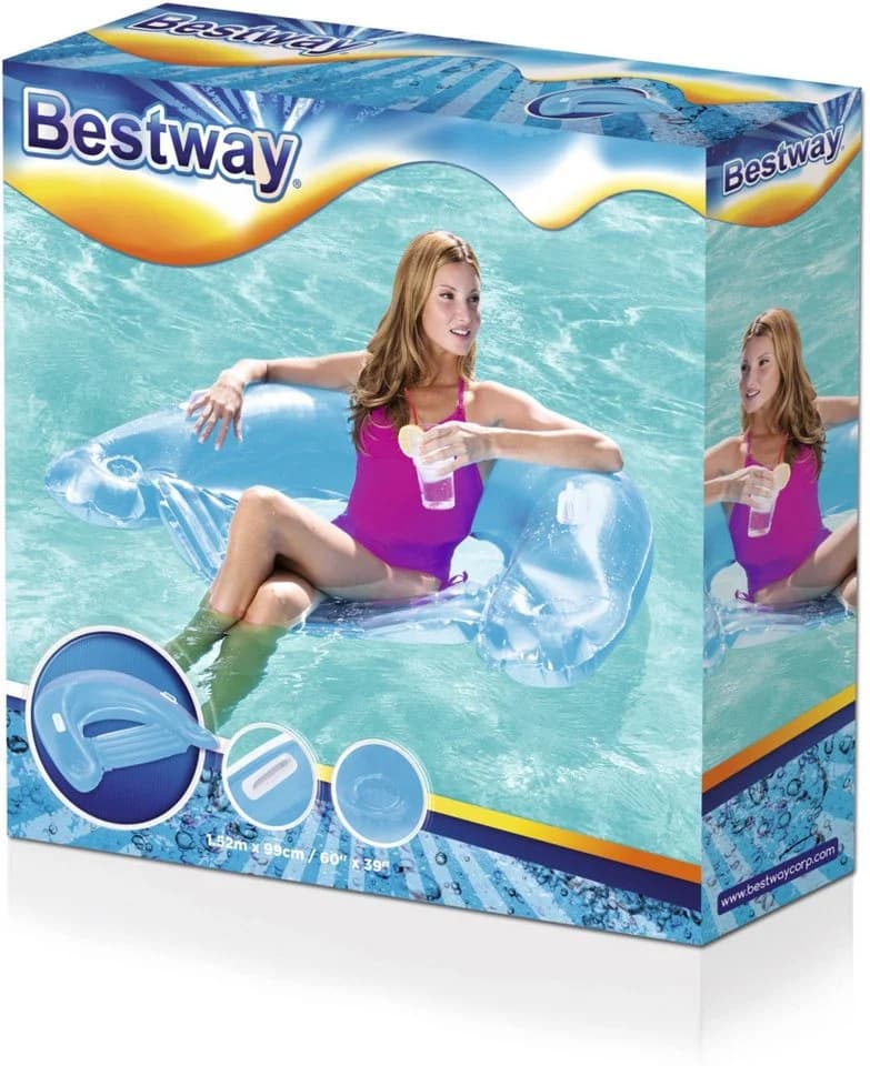 BESTWAY Poolsitz Sitn Ease Schwimmsessel Bunt PVC - Bild 4