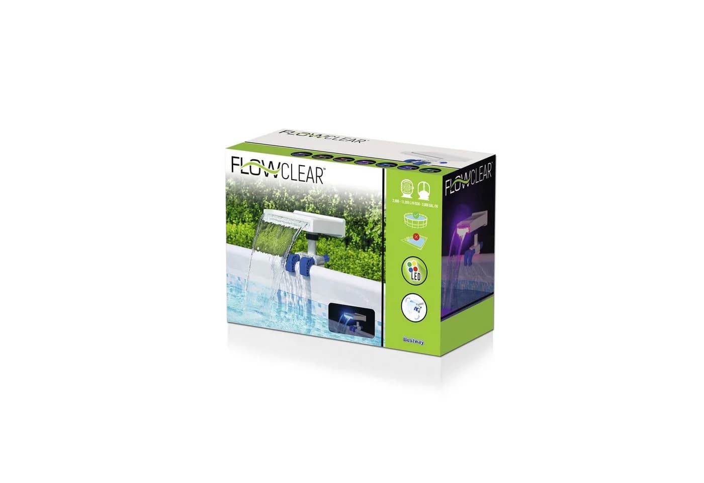 Bestway Flowclear LED-Wasserfall mit Farbwechsel Licht 58619 - Bild 2
