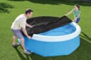 Bestway Pool-Abdeckplane PVC Schwarz Ø244cm Bild 1
