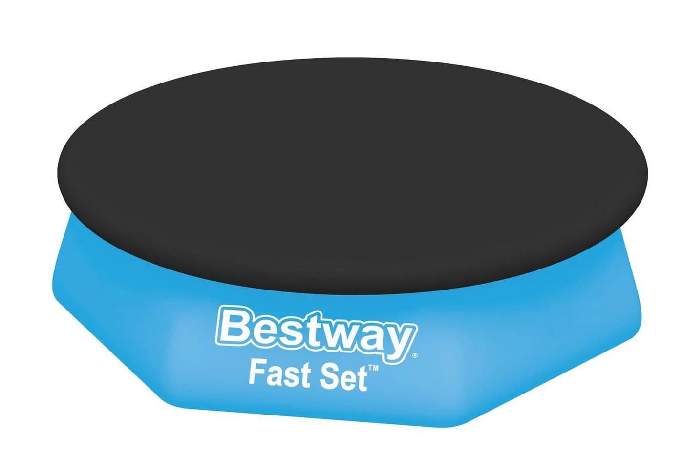 Bestway Pool-Abdeckplane PVC Schwarz Ø244cm - Bild 2