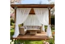Lapalife Gardine Blumenmuster Transparent Polyester Bild 1