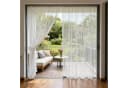 Sunicol Outdoorvorhang Transparent Weiß mit Punktmuster Bild 1