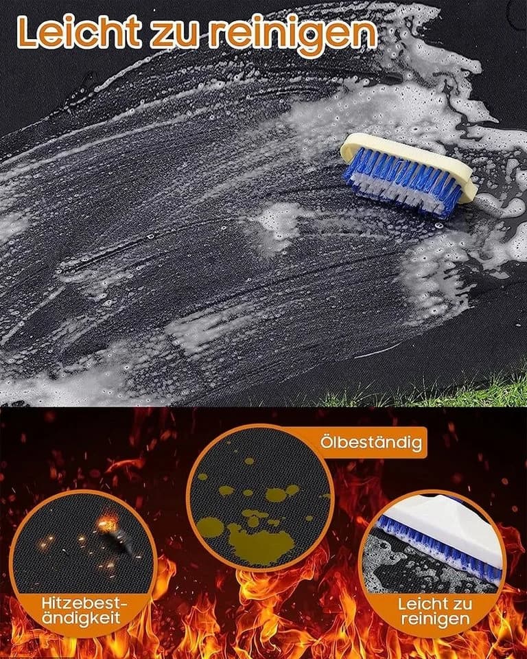 JOYOLEDER Bodenschutzmatte Grillmatte rutschfest brandhemmend - Bild 5