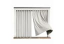 Lapalife Outdoorvorhang Verdunkelnd Wasserdicht Polyester Grau Bild 1