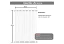 Lapalife Outdoorvorhang Verdunkelnd Wasserdicht Polyester Grau Bild 3