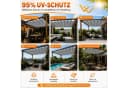 Sunicol Sonnensegel Einziehbar Grau UV-beständig Bild 3