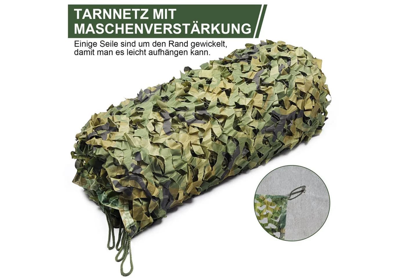 Rosnek Sonnensegel Tarnnetz Camouflage 3D Blätter UV-Schutz - Bild 3
