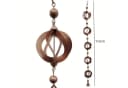 GarveeMore Regenketten Windspiel Rot Metall Retro Bild 3