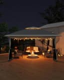GarveeMore Faltpavillon 3x3m mit Moskitonetz Grau Bild 3