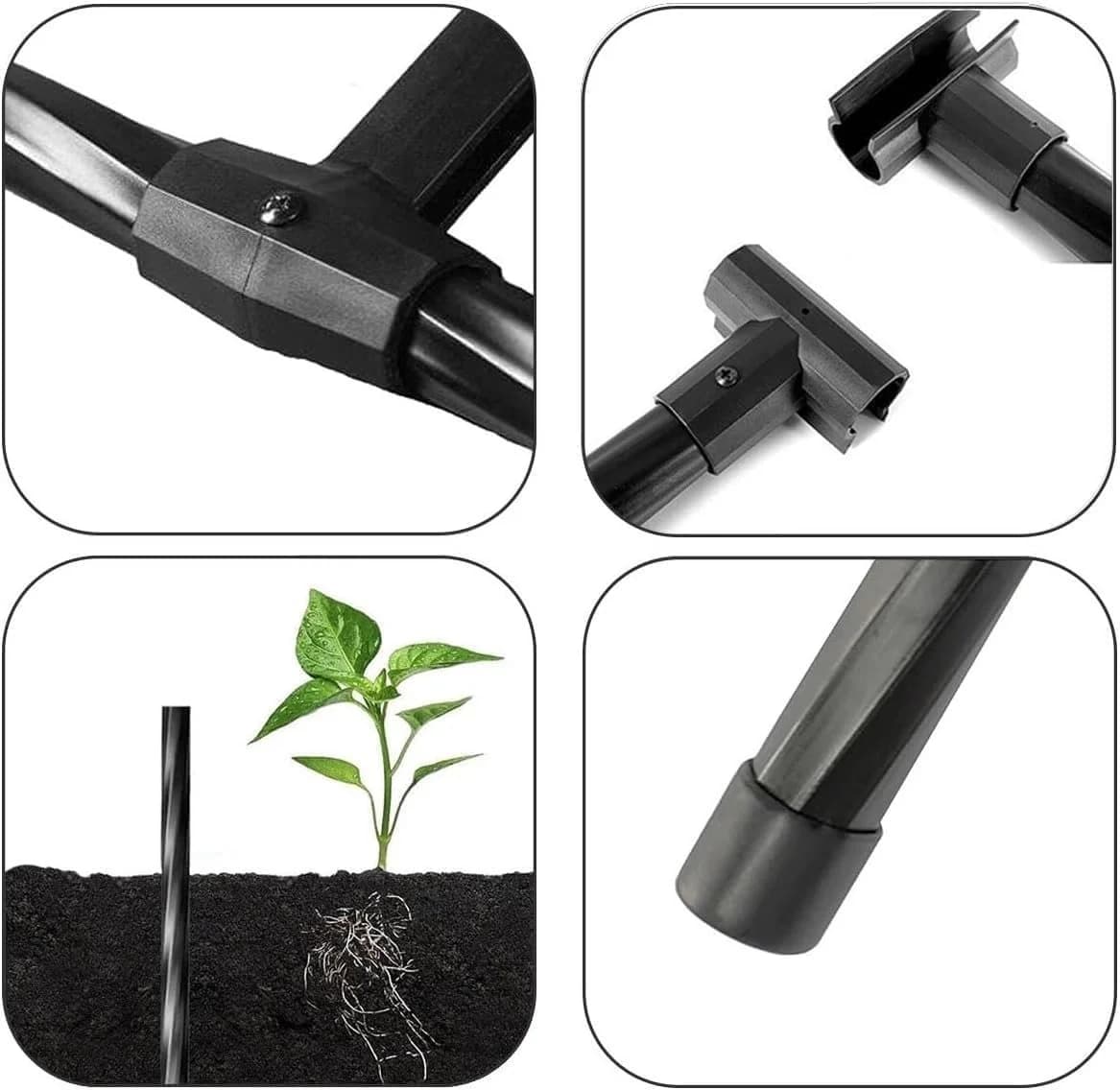 GarveeMore Spalier Metall Gartenbogen, Rankgitter Robuster Stahl - Bild 5