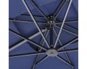 GarveeMore Gartenschirm 300x300cm Aluminium UV50+ Blau 360° drehbar Bild 5