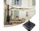 GarveeMore Gartenschirm 300x300cm Aluminium UV50+ Beige/Weiß Bild 5