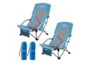 GarveeMore Klappstuhl Strandstuhl klappbar Stahlrahmen 136kg Tragkraft Bild 2