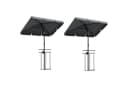 GarveeMore Balkonschirm Grau 200x125cm Knickbar UV50+ Bild 2