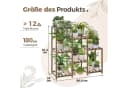 Bamworld Blumenständer Pflanzenständer Pflanzenregal 7 Ebenen Bild 1