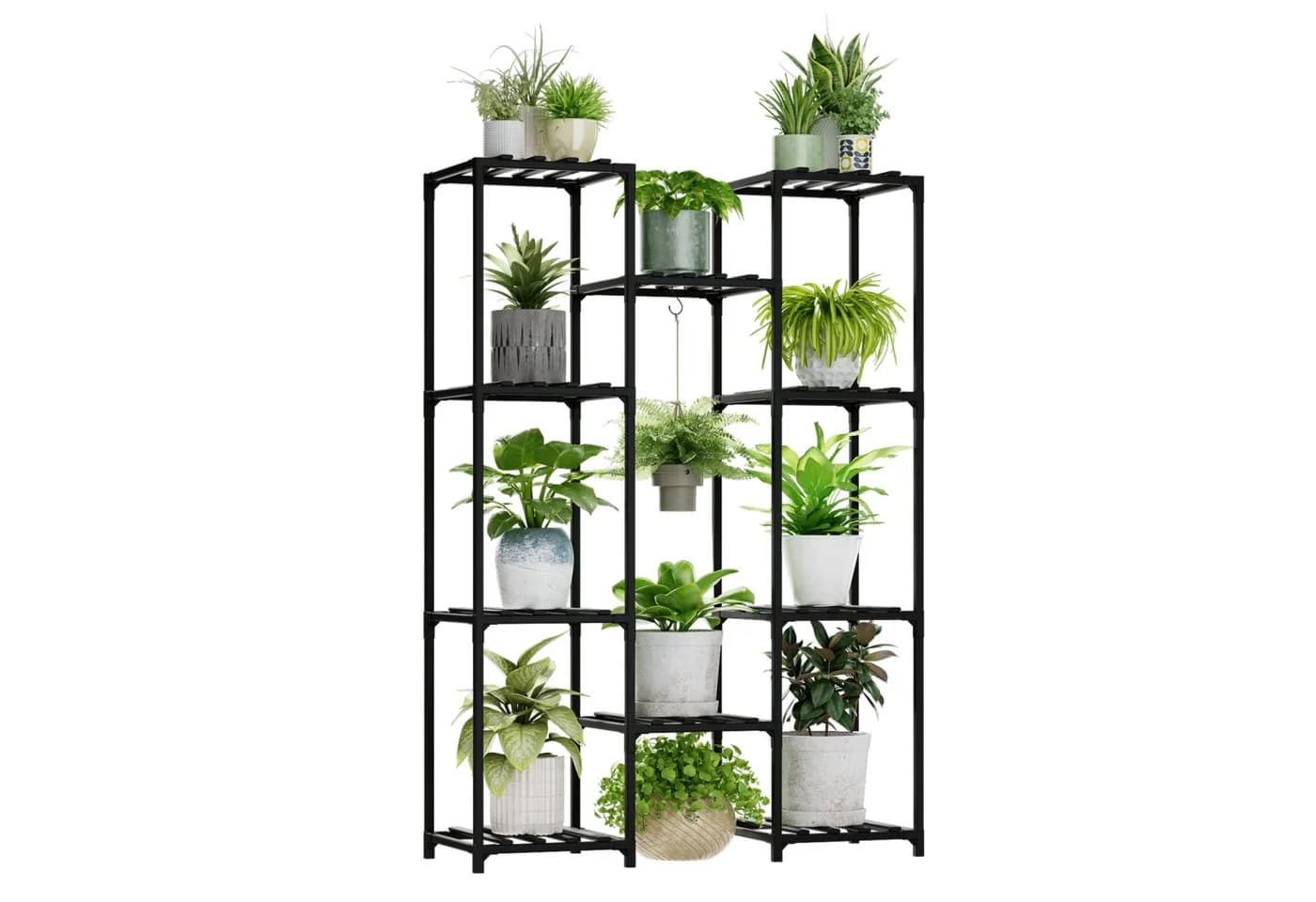 Bamworld Blumenständer Pflanzenständer Hoher Pflanzenstufen Pflanzenregal - Bild 2