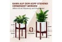Bamworld Blumenständer Pflanzenhocker Höhenverstellbar Kippsicher Bild 1