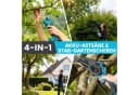 Bundviel Akku-Hochentaster 4-in-1 Bürstenlos Teleskop mit 2x 4000mAh Akku Blau Bild 1