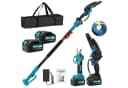 Bundviel Akku-Hochentaster 4-in-1 Bürstenlos Teleskop mit 2x 4000mAh Akku Blau Bild 2