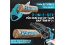 Bundviel Akku-Hochentaster 4-in-1 Bürstenlos Teleskop mit 2x 4000mAh Akku Blau Bild 5