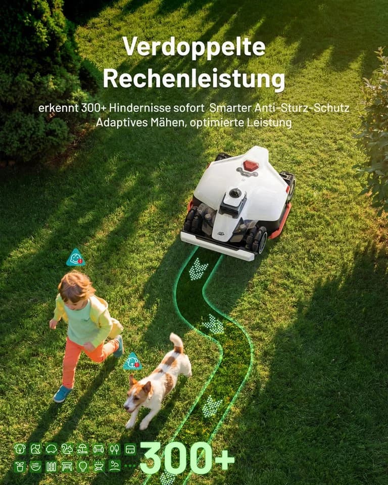 Mammotion LUBA 3 AWD 3000 Rasenmähroboter ohne Kabel - Bild 4