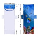 Bwecuy Strandtuch Ozean Schonbezug für Gartenliege mit 2 Taschen Bild 1