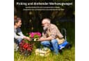 Rutaqian Rollsitz 360 Grad Fahrbarer Gartensitz Bild 3