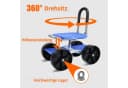 Rutaqian Rollsitz 360 Grad Fahrbarer Gartensitz Bild 4