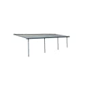 Palram Canopia Feria Alu Terrassenüberdachung Grau Polycarbonat Bild 1