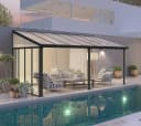 Palram Canopia Feria Terrassenüberdachung Grau Aluminium Polycarbonat Bild 4