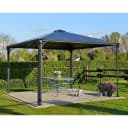Palram Canopia Pavillon Palermo 3600 Anthrazit Aluminium Bild 1