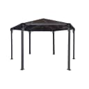 Pavillon Monaco Canopia Sechseckig Aluminium Polycarbonat Bild 1