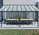 Terrassendach PALRAM Canopia Sierra Alu Terrassenüberdachung Grau Aluminium Polycarbonat Bild 1