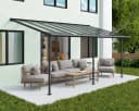 Canopia Sierra Alu Terrassenüberdachung Polycarbonat 3x6m Grau Bild 2