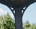 PALRAM CANOPIA Pergola Milano Pavillon Grau Aluminium Bild 4